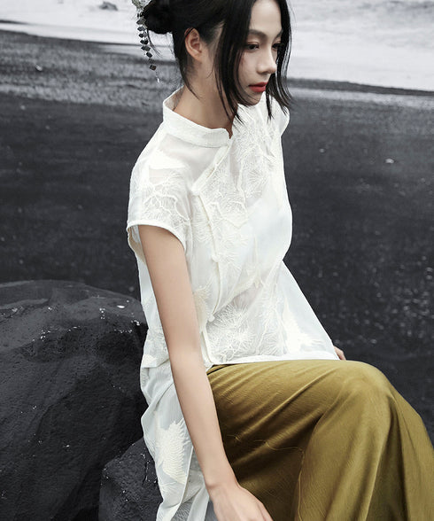High Waist Straight Skirt